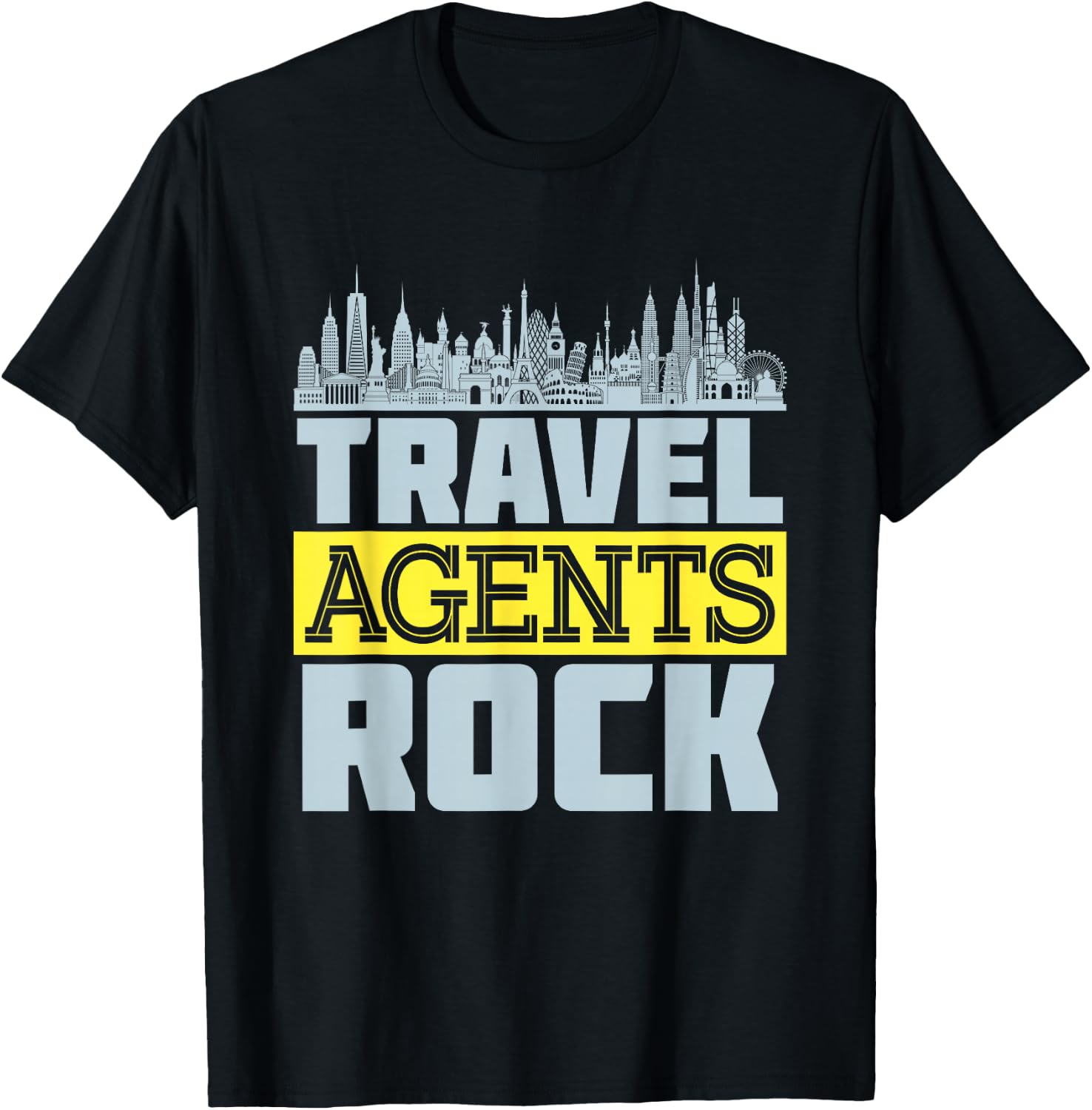Travel Agent Vacation Planning Planner Agency Staff Gifts T-Shirt - T-Shirt | Black