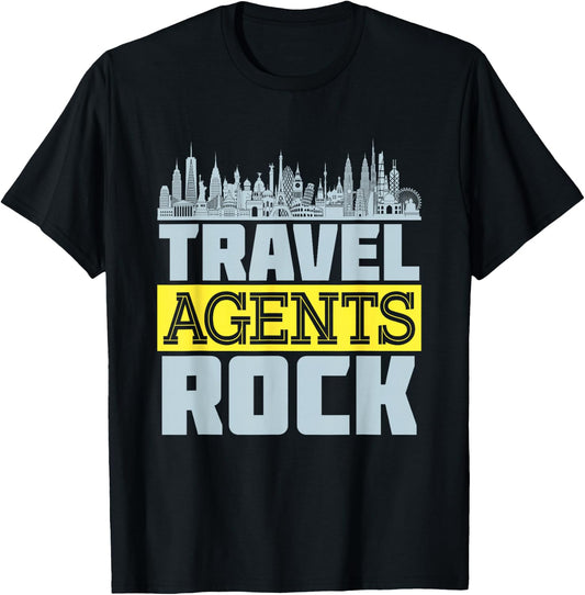 Travel Agent Vacation Planning Planner Agency Staff Gifts T-Shirt - T-Shirt | Black