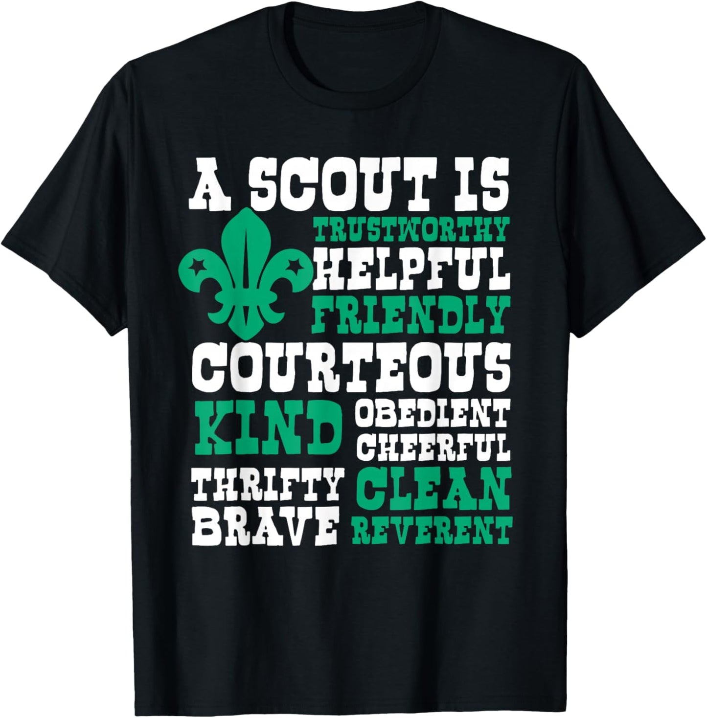 Scout Nature - Uniform Scouting T-Shirt - T-Shirt | Black