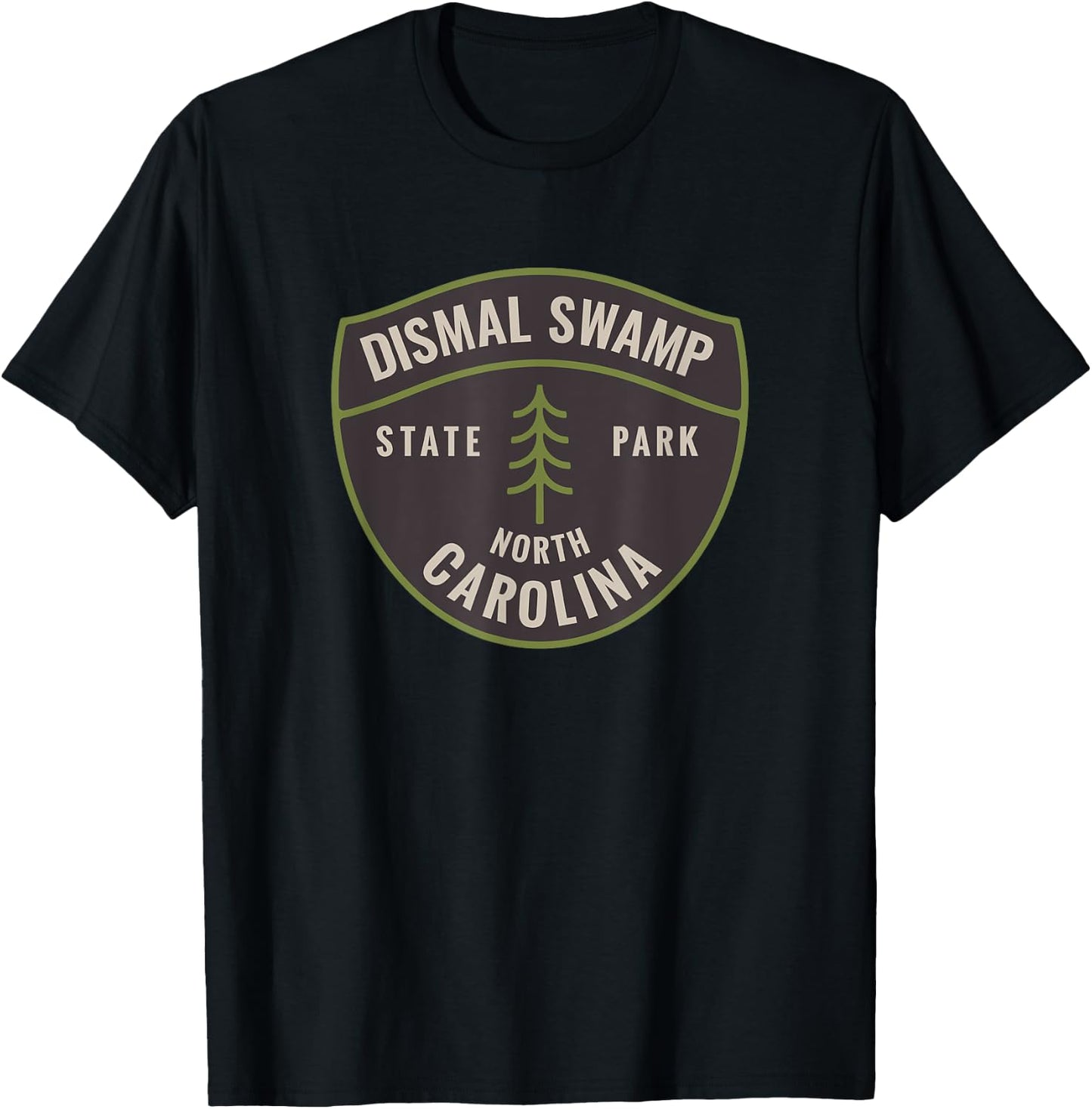 Dismal Swamp North Carolina NC Bear Mountains Vacation T-Shirt - T-Shirt | Black