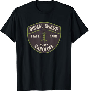 Dismal Swamp North Carolina NC Bear Mountains Vacation T-Shirt - T-Shirt | Black
