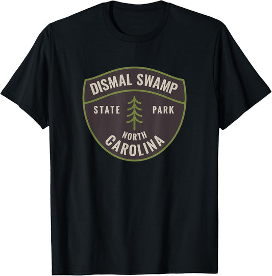Dismal Swamp North Carolina NC Bear Mountains Vacation T-Shirt - T-Shirt | Black