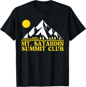 Mount Katahdin Summit Club, Mt Katahdin T-Shirt - T-Shirt | Black