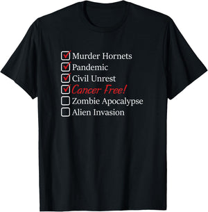 Cancer Free Survivor I Beat Cancer T-Shirt - T-Shirt | Black