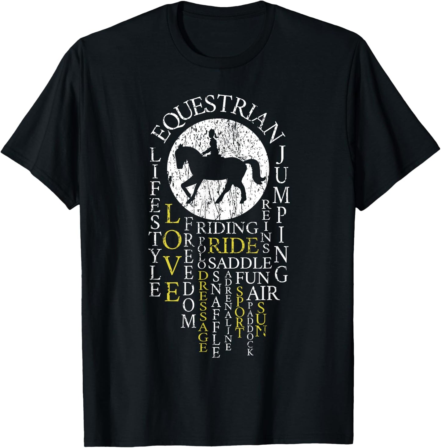 Horse Riding Horse Lovers Definition Rider Gift Women T-Shirt - T-Shirt | Black