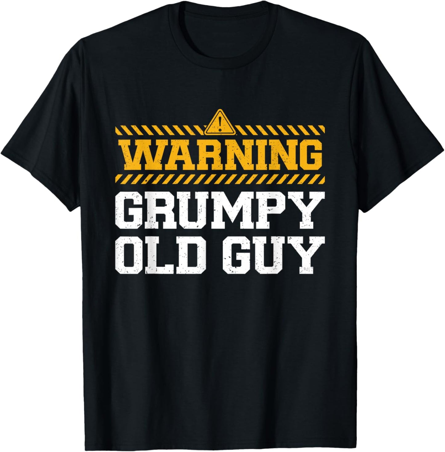Warning Grumpy Old Guy - I'm Married To A Grumpy Old Guy T-Shirt - T-Shirt | Black