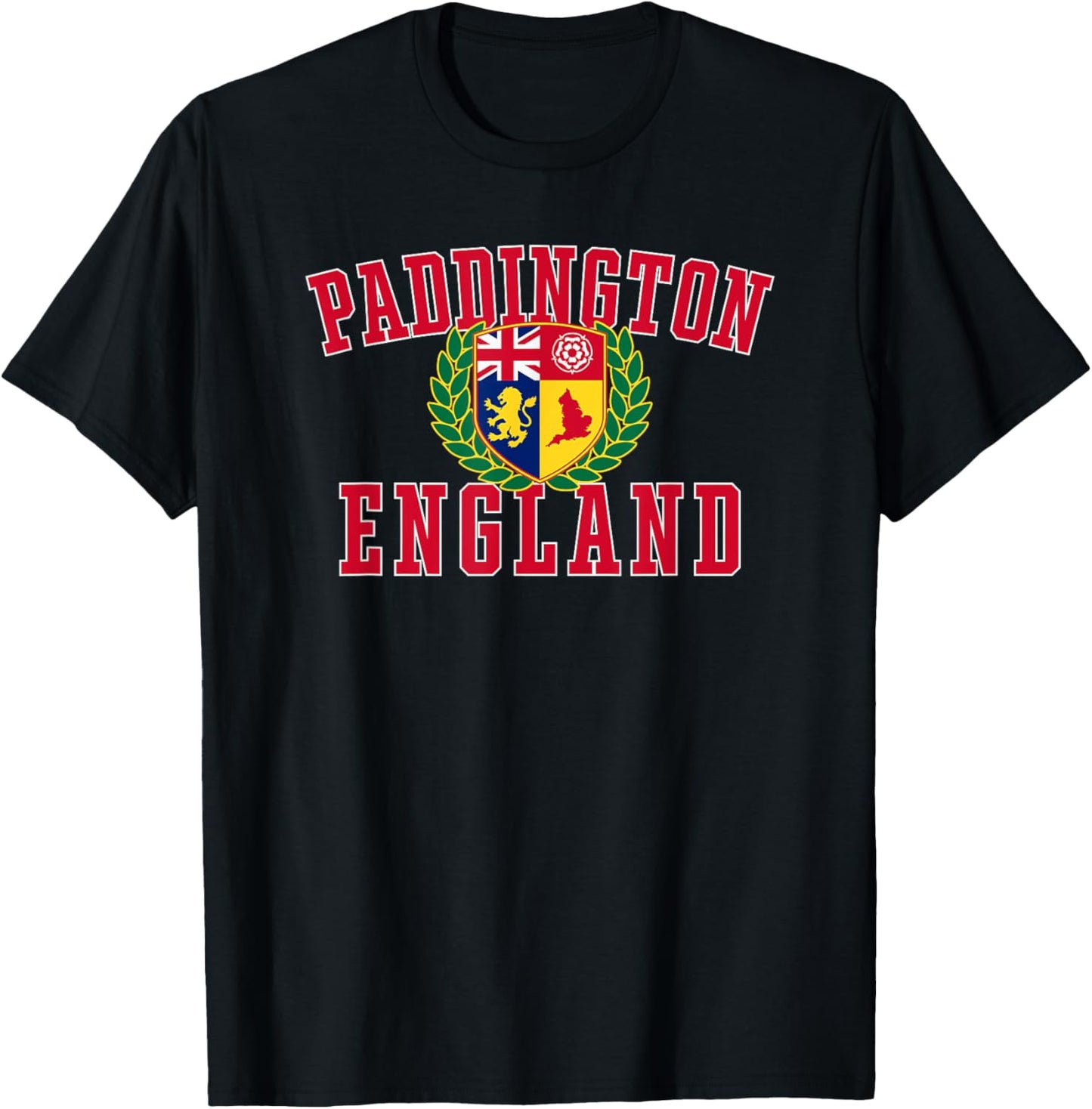 Paddington England Crest T-Shirt - T-Shirt | Black