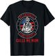 My Favorite Firefighter Calls Me Mom Firefighter T-Shirt - T-Shirt | Black