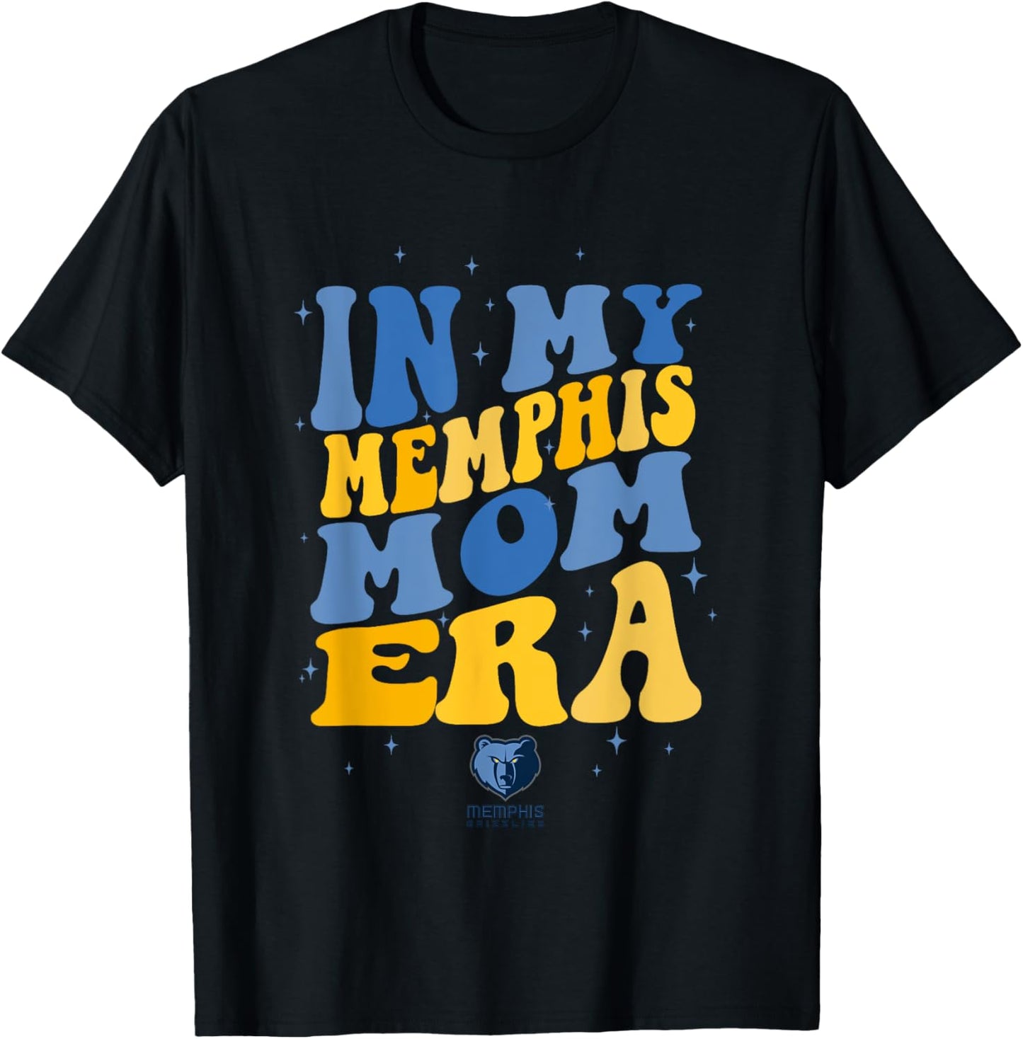 NBA Memphis Grizzlies In My Memphis Mom Era Logo T-Shirt - T-Shirt | Black