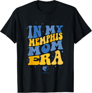NBA Memphis Grizzlies In My Memphis Mom Era Logo T-Shirt - T-Shirt | Black