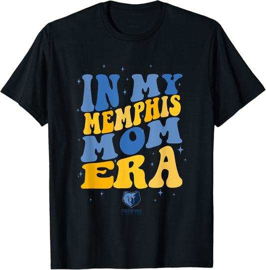 NBA Memphis Grizzlies In My Memphis Mom Era Logo T-Shirt - T-Shirt | Black
