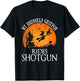 Brussels Griffon Rides Shotgun Dog Lover T-Shirt - T-Shirt | Black