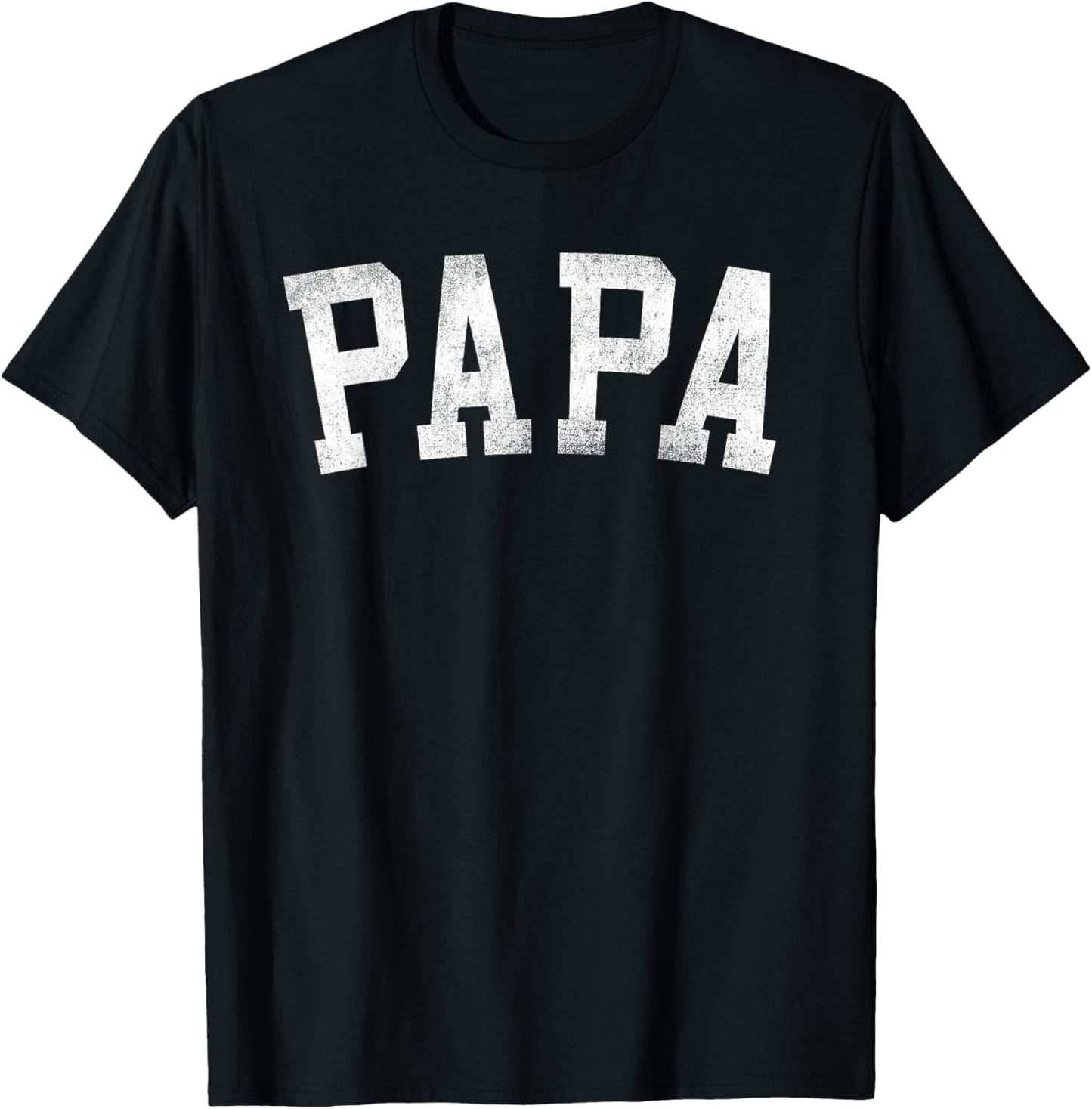 Papa - Classic Bold Font Father's Day Papa T-Shirt - T-Shirt | Black