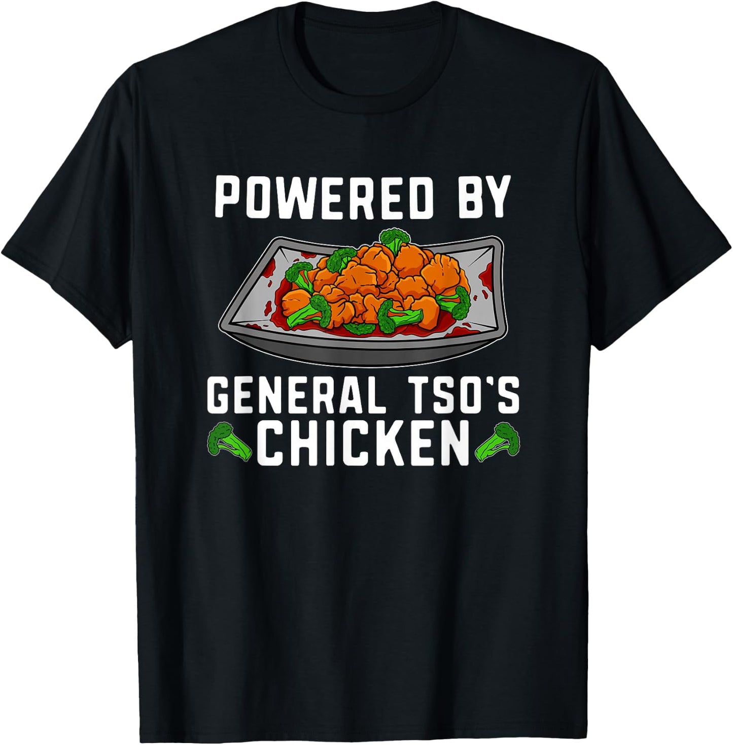 General Tso Chicken Lover Asian Chinese Food Foodie Humor T-Shirt - T-Shirt | Black