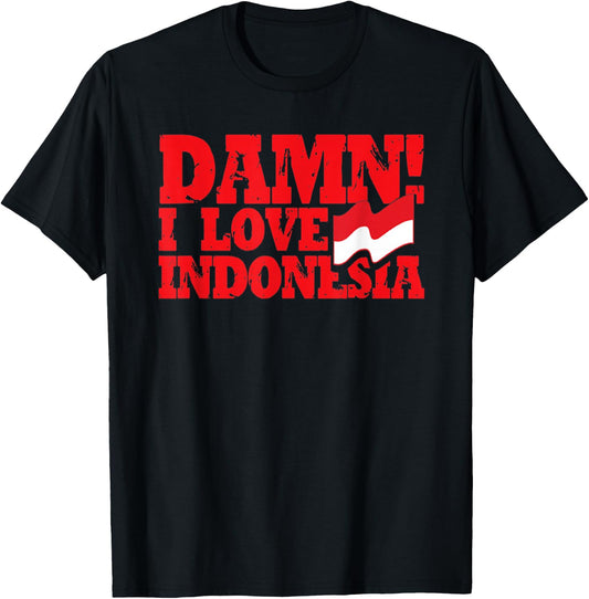 I love Indonesia T-Shirt - T-Shirt | Black