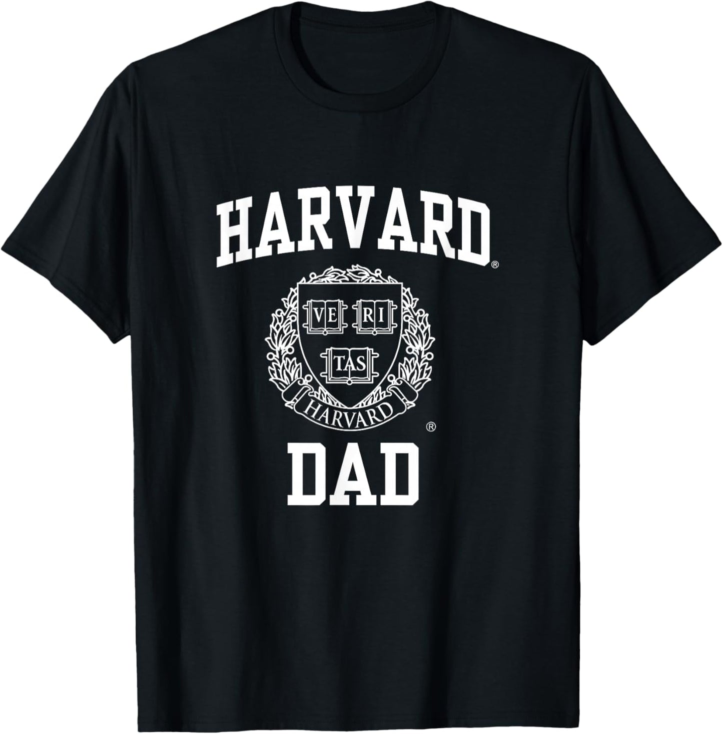 Harvard University Crimson | Official NCAA Dad | OCIMPHVU001 T-Shirt - T-Shirt | Black