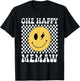 Groovy Memaw One Happy Dude Birthday Family Matching T-Shirt - T-Shirt | Black