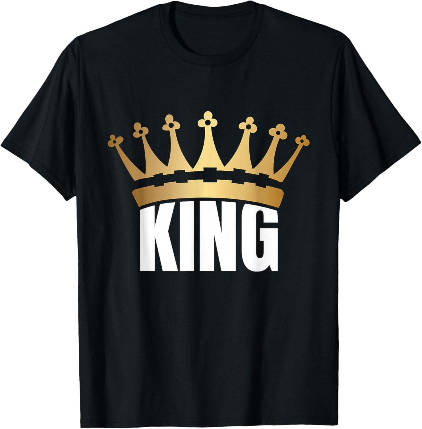 King Crown Gold T-Shirt - T-Shirt | Black