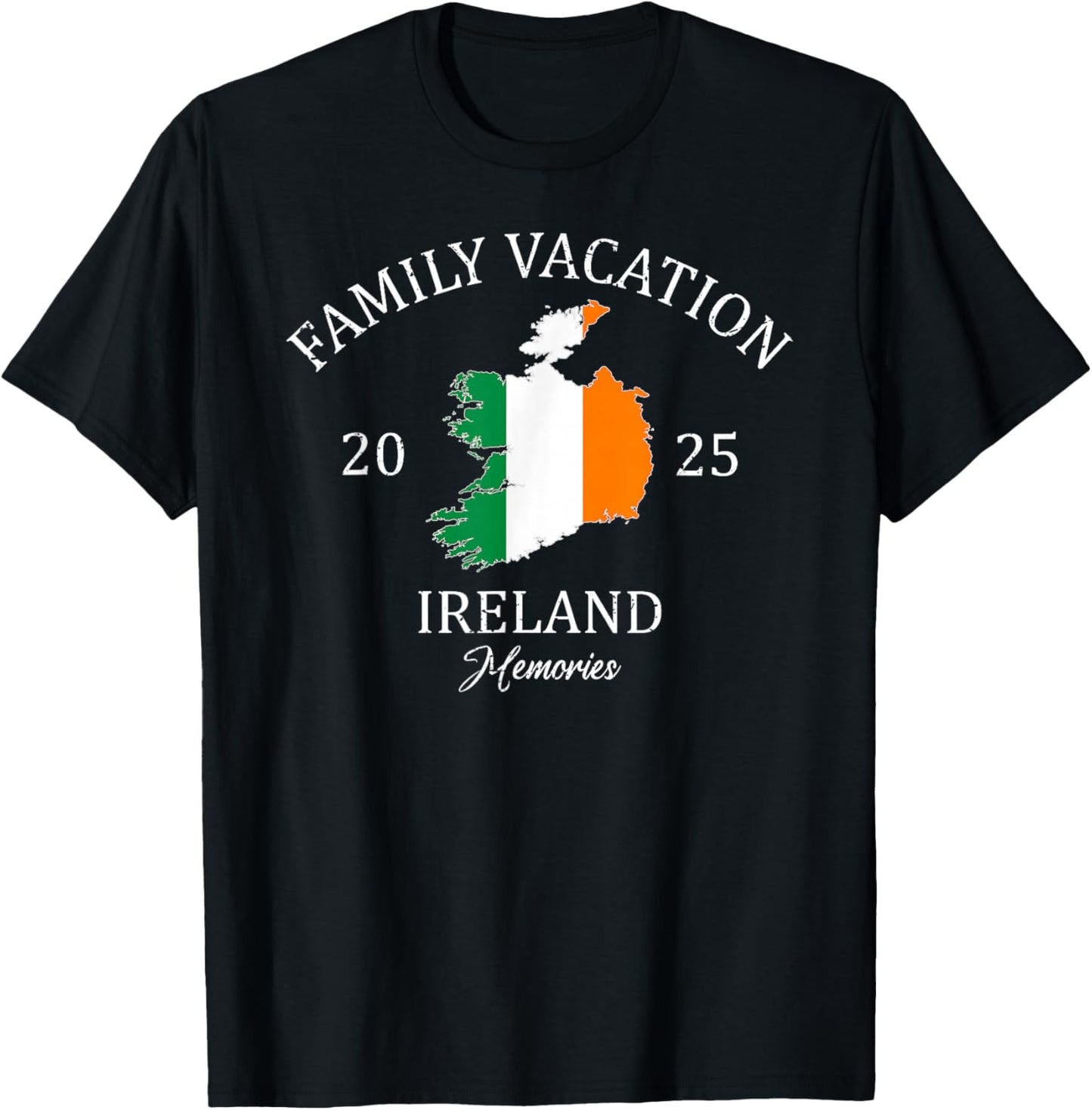 Family Vacation Ireland 2025 | Family Travel Squad T-Shirt - T-Shirt | Black
