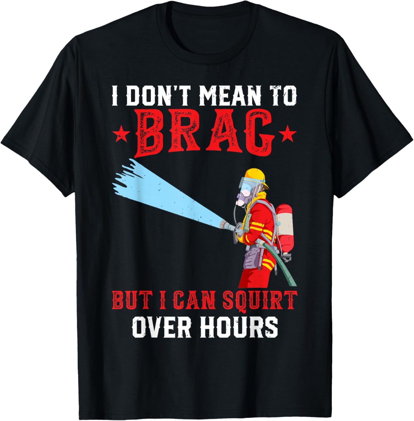 Fireman Funny Firefighter T-Shirt - T-Shirt | Black