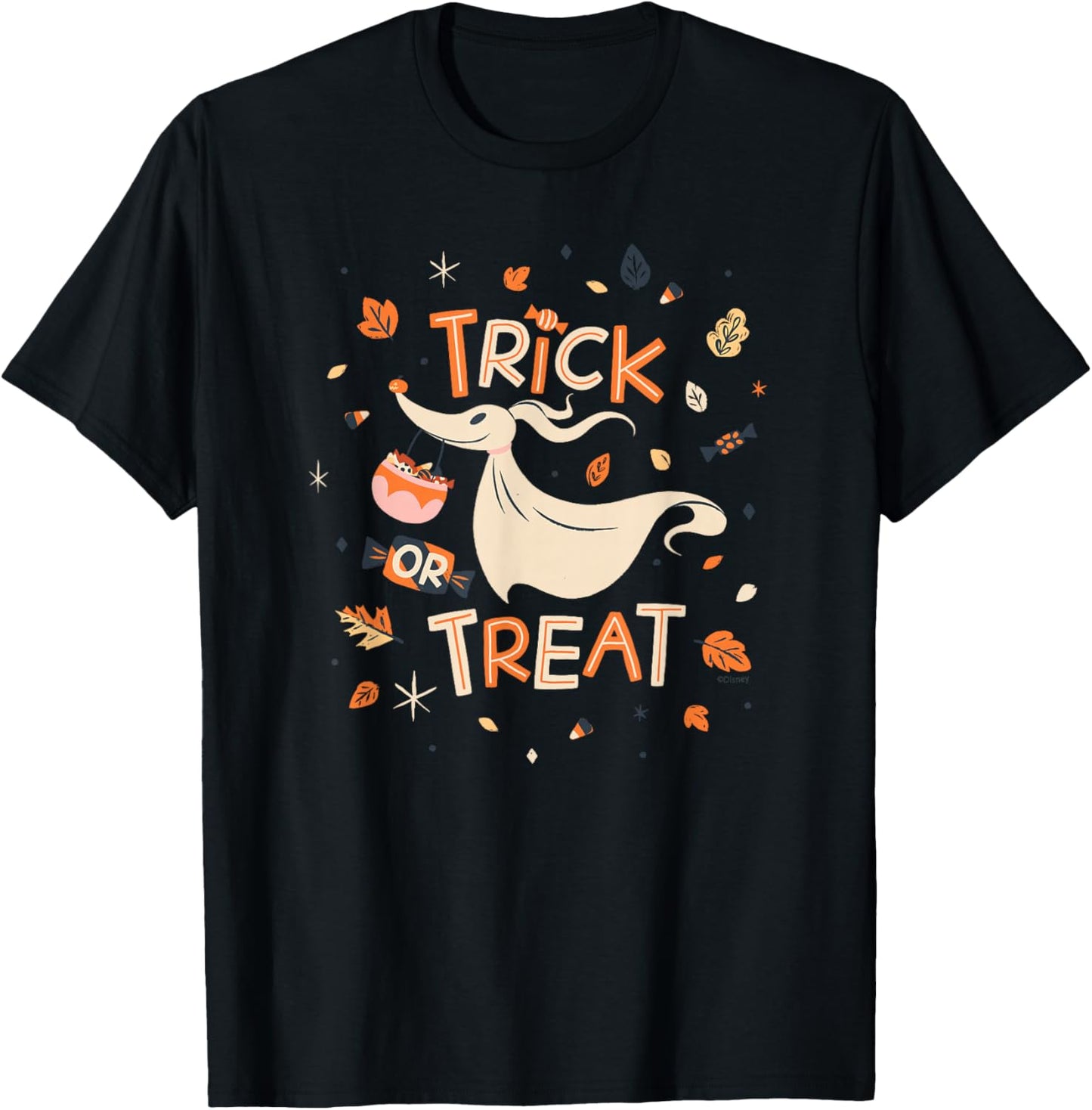 Disney The Nightmare Before Christmas Zero Halloween T-Shirt - T-Shirt | Black