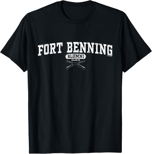 Fort Benning Alumni - Follow Me! T-Shirt - T-Shirt | Black