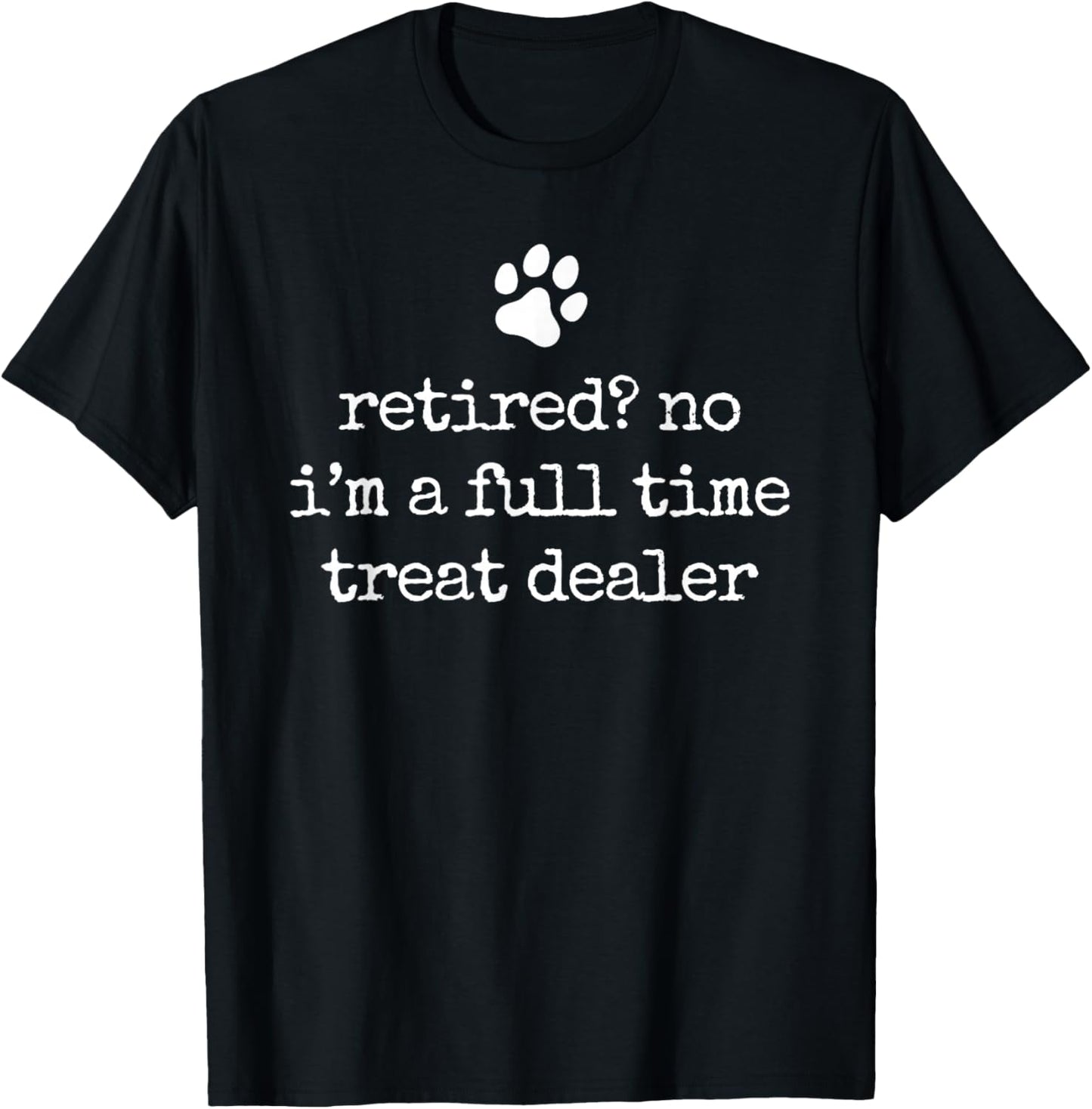 Retired Dog Lover Funny Vintage Retired Dog Dad Retirement T-Shirt - T-Shirt | Black
