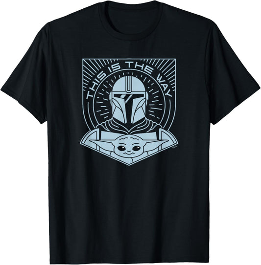 Star Wars The Mandalorian Season 3 Grogu The Way Hyperspace T-Shirt - T-Shirt | Black