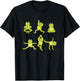 Yoga frog meditation frog makes yoga exercises T-Shirt - T-Shirt | Black