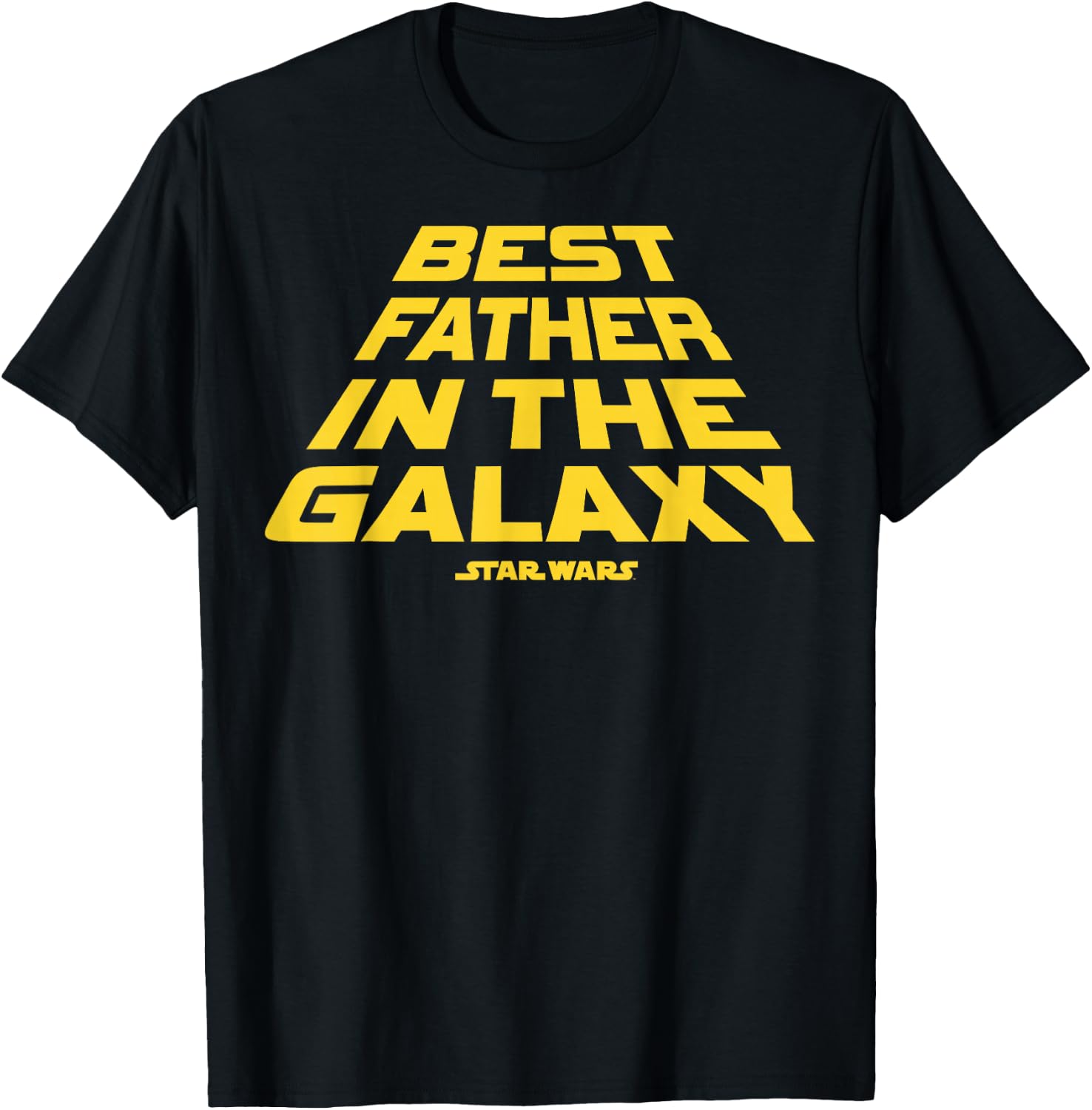 Star Wars Best Father In The Galaxy T-Shirt - T-Shirt | Black