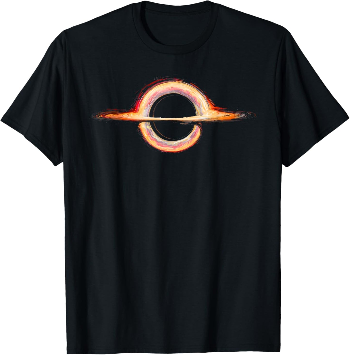 Van Gogh Universe Physics Astrophysicists Gift Black Hole T-Shirt - T-Shirt | Black