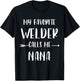 Welder My Favorite Welder Calls Me Nana Vintage Xmas T-Shirt - T-Shirt | Black