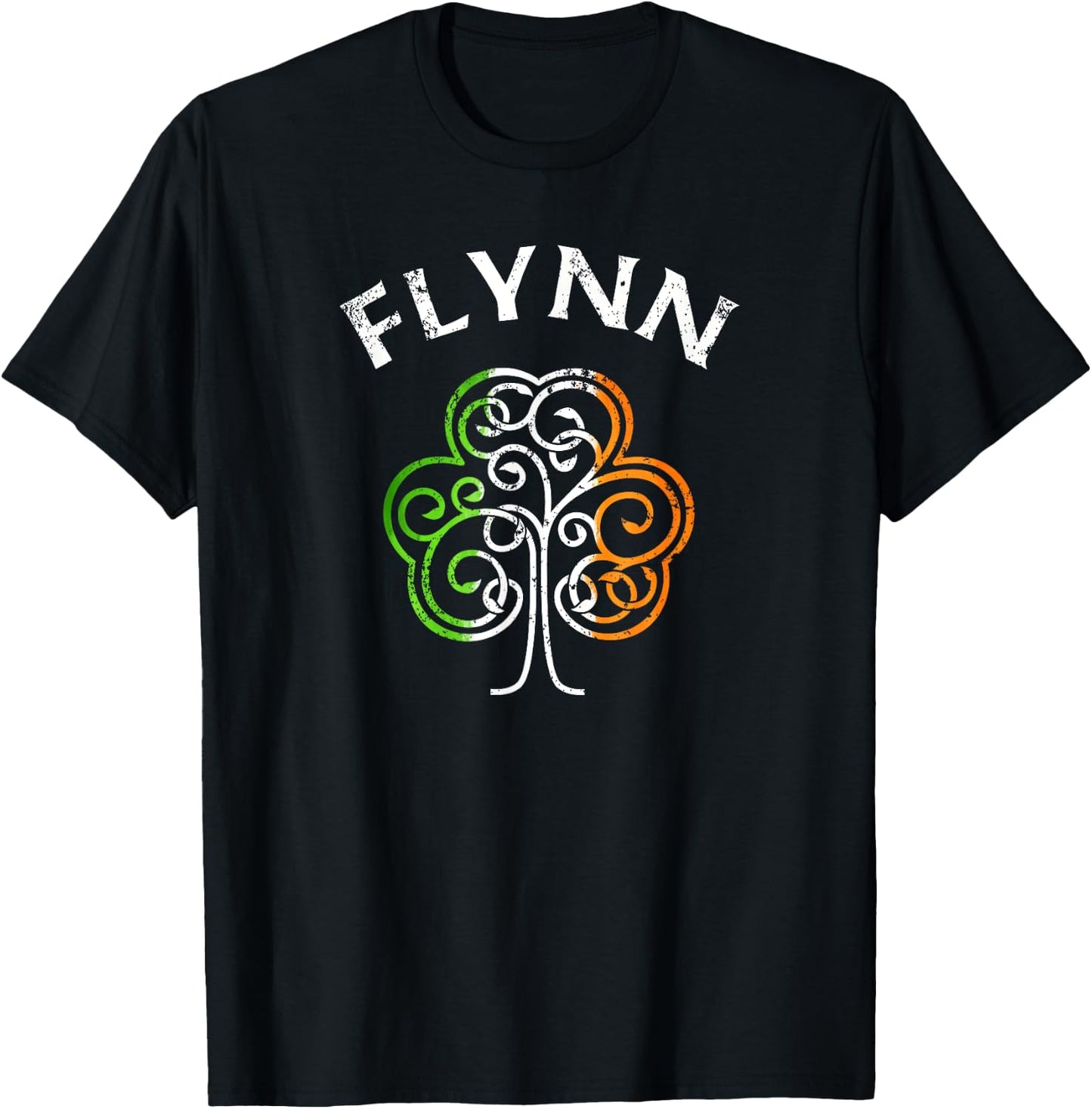 Flynn Irish Family Name T-Shirt - T-Shirt | Black
