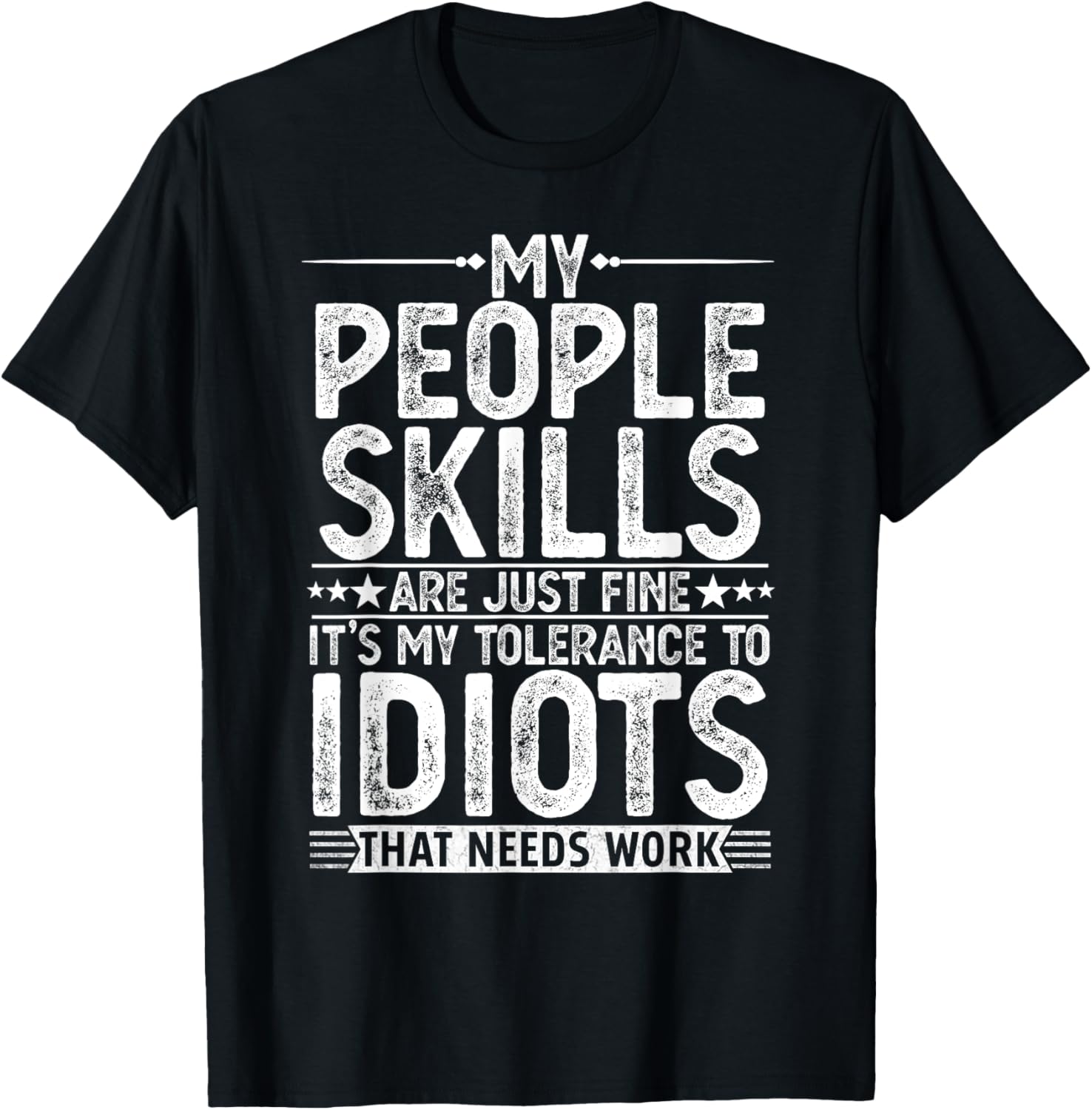 Funny Graphic Women Adult Humour Sarcastic T-Shirt - T-Shirt | Black