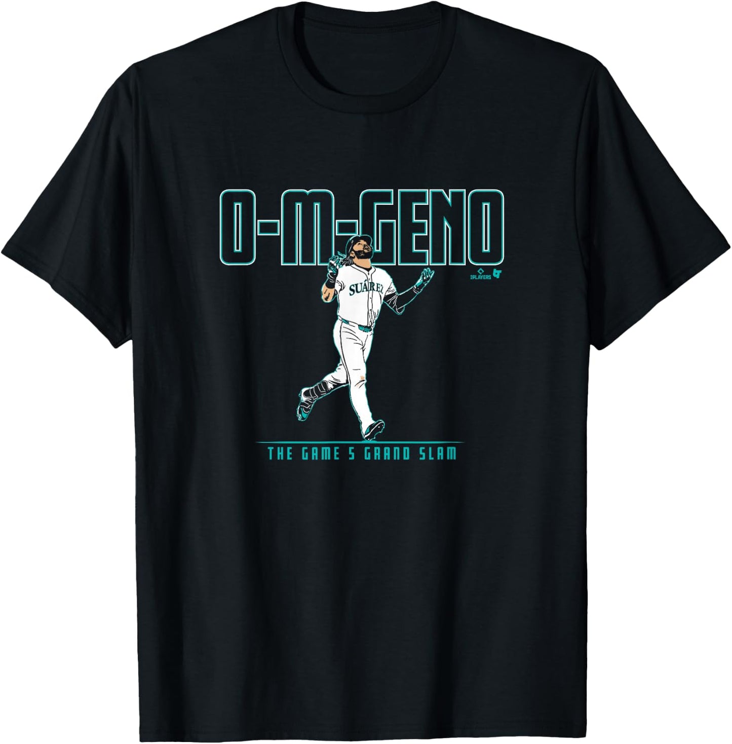 Eugenio Suarez - The Game 5 Grand Slam - Seattle Baseball T-Shirt - T-Shirt | Black