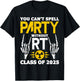 Rad Tech Student RT Class of 2025 Radiology Graduation T-Shirt - T-Shirt | Black