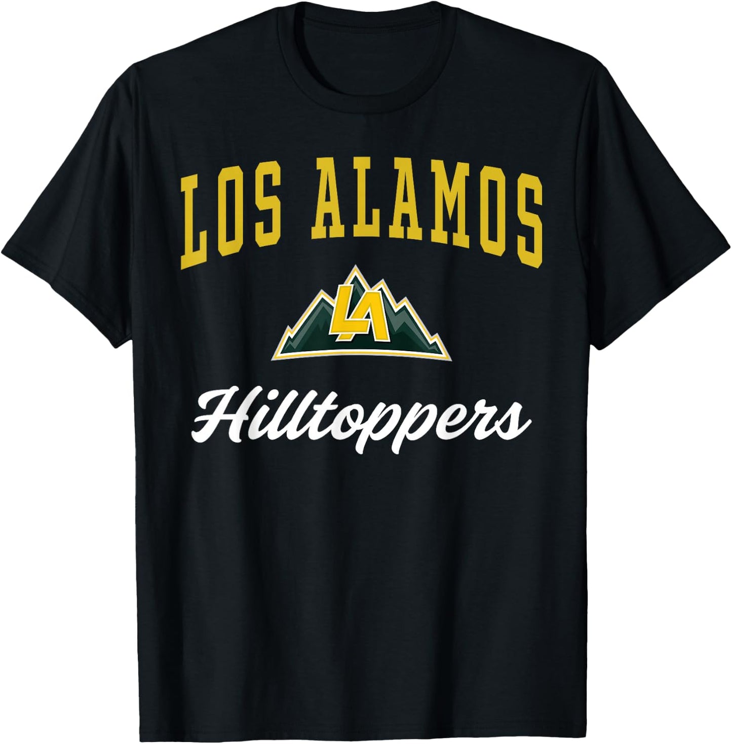Los Alamos High School Hilltoppers C3 T-Shirt - T-Shirt | Black