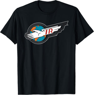 Thunderbirds International Rescue IR Logo T-Shirt - T-Shirt | Black