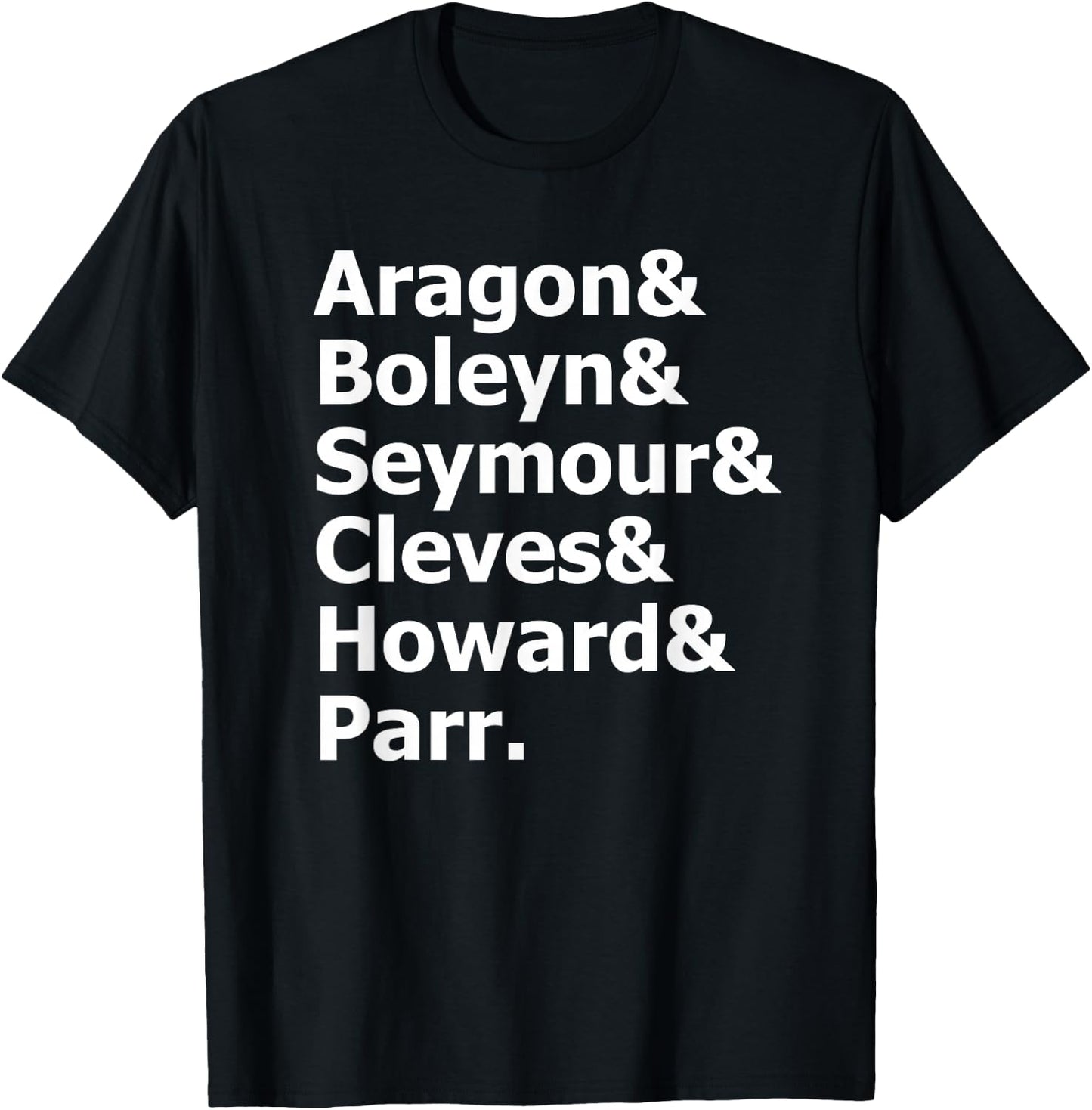 Six Wives of King Henry VIII Anne Boleyn T-Shirt - T-Shirt | Black