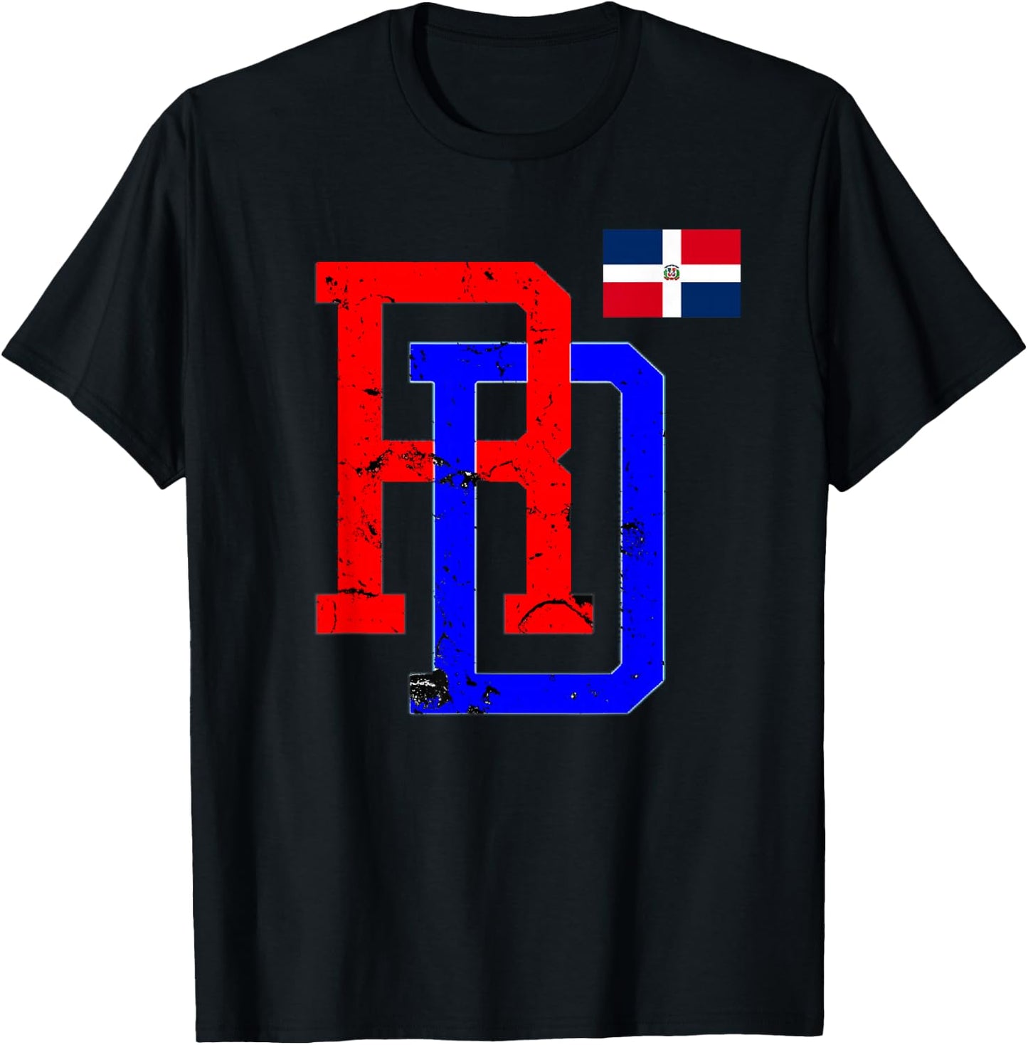 Dominican Republic RD Flag Pride-Dominican Cute Gifts T-Shirt - T-Shirt | Black
