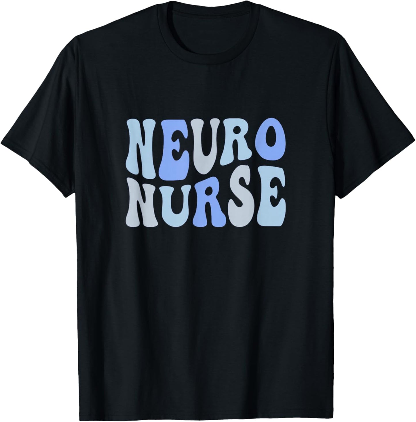 Groovy Neuro Trauma Icu Nurse Neurology Nurse Neuroscience T-Shirt - T-Shirt | Black