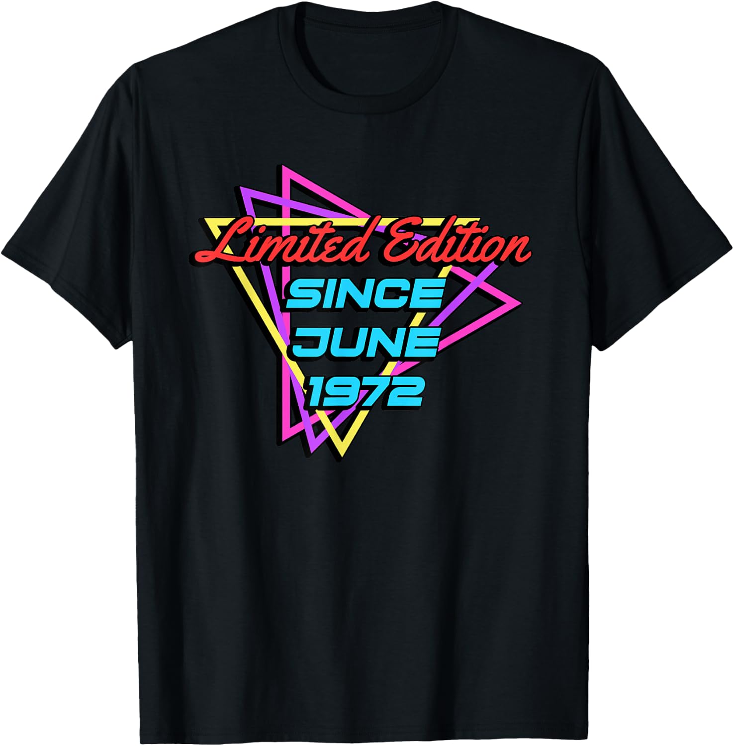 Limited Edition Since June 1972 T-Shirt - T-Shirt | Black