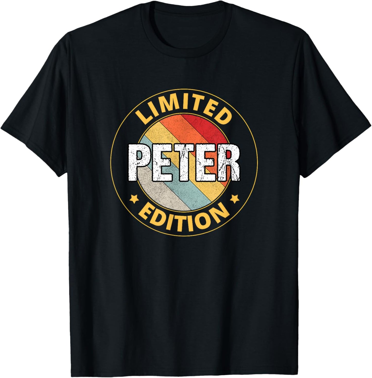 Peter Name T-Shirt - T-Shirt | Black