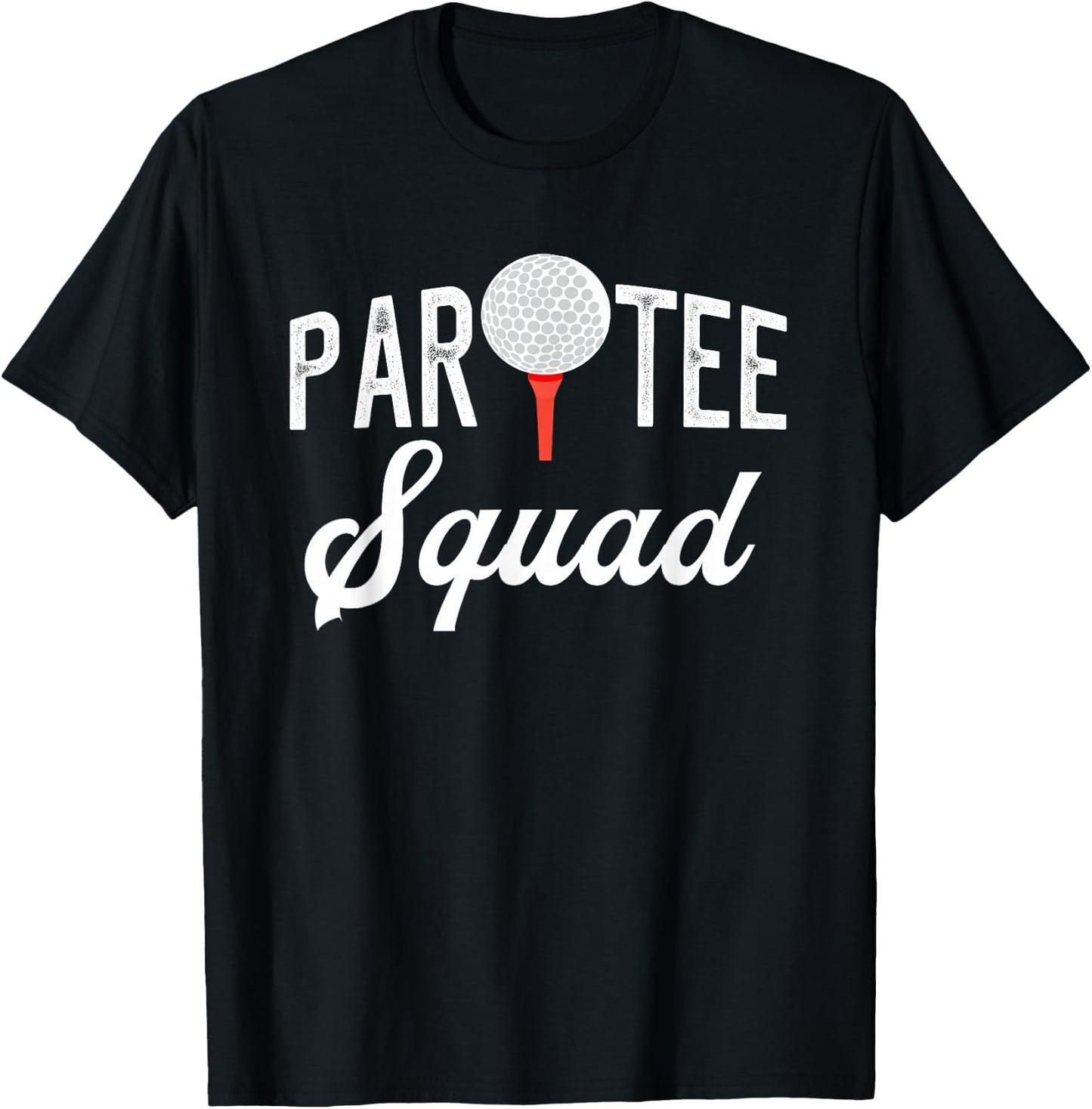 Partee Squad Funny Partee Golf Pun T-Shirt - T-Shirt | Black