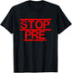 Vintage Stop Pre - Marathon Running Legend Runner T-Shirt - T-Shirt | Black