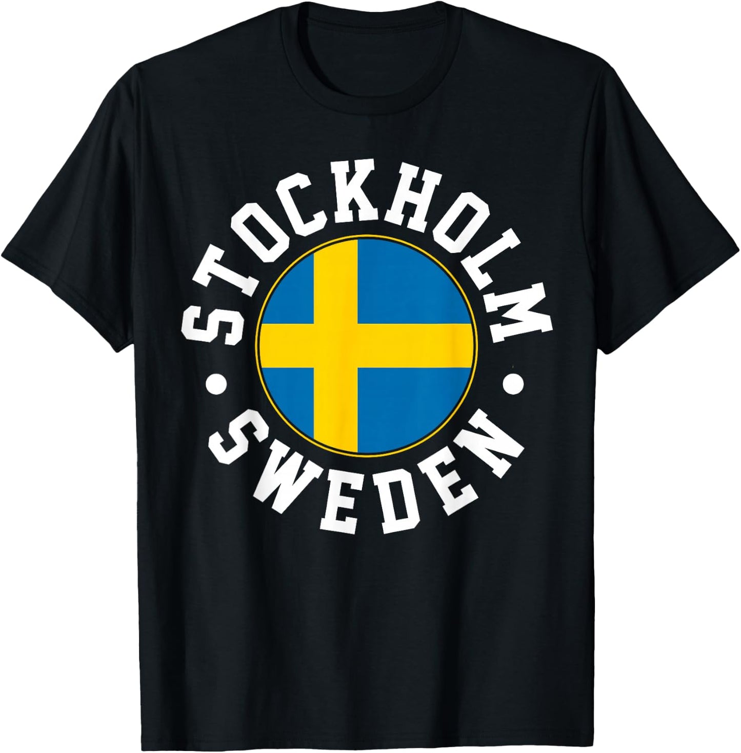 Stockholm Sweden T-Shirt - T-Shirt | Black