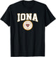 Iona University Gaels Collegiate Seal T-Shirt - T-Shirt | Black