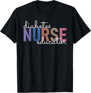 Diabetes Nurse Educator T-Shirt - T-Shirt | Black