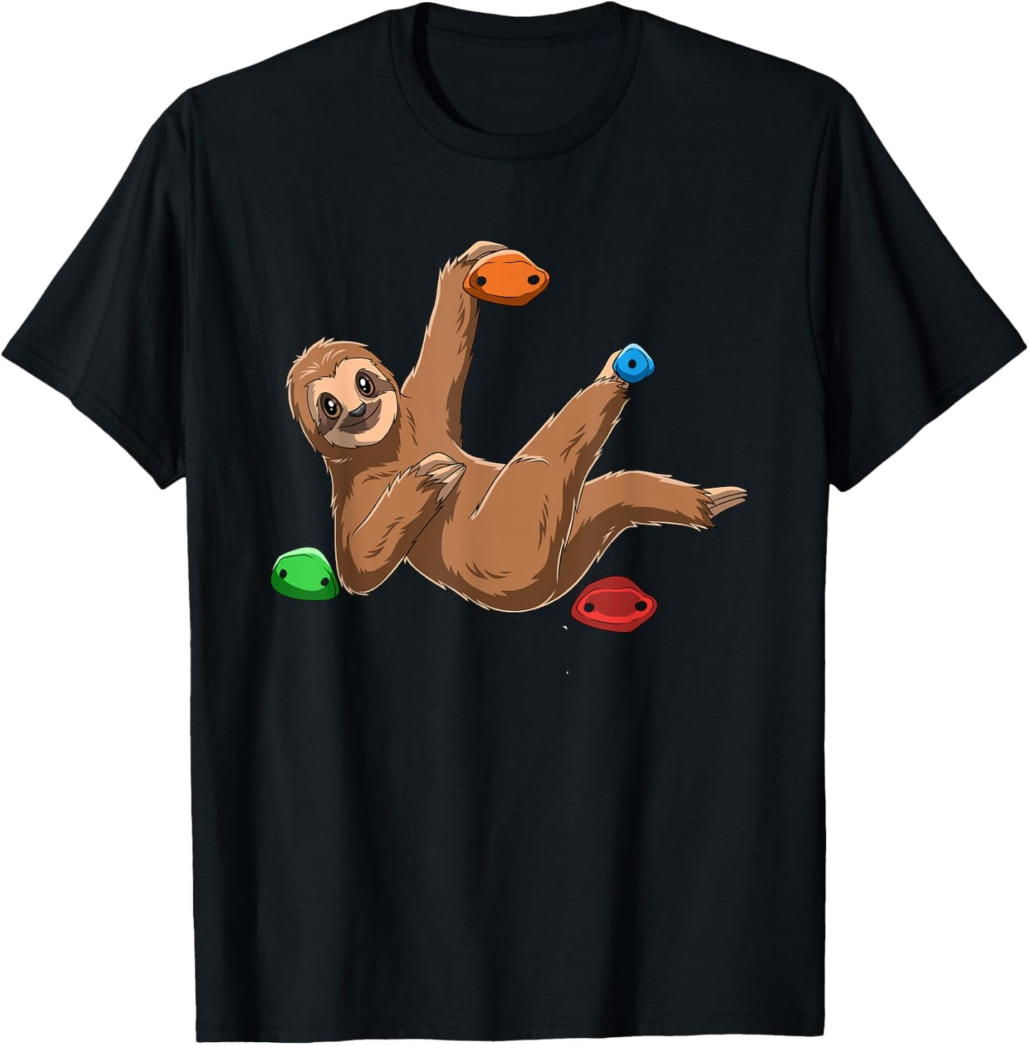 Sloth - Bouldering and Climbing Gift T-Shirt - T-Shirt | Black