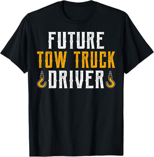 Future Tow Truck Driver - Tow Truck Driving Student Gifts T-Shirt - T-Shirt | Black